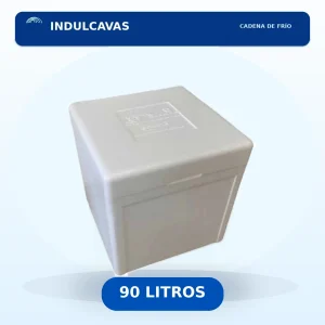 Nevera de icopor de 90 litros Indulcavas para cadena de frío
